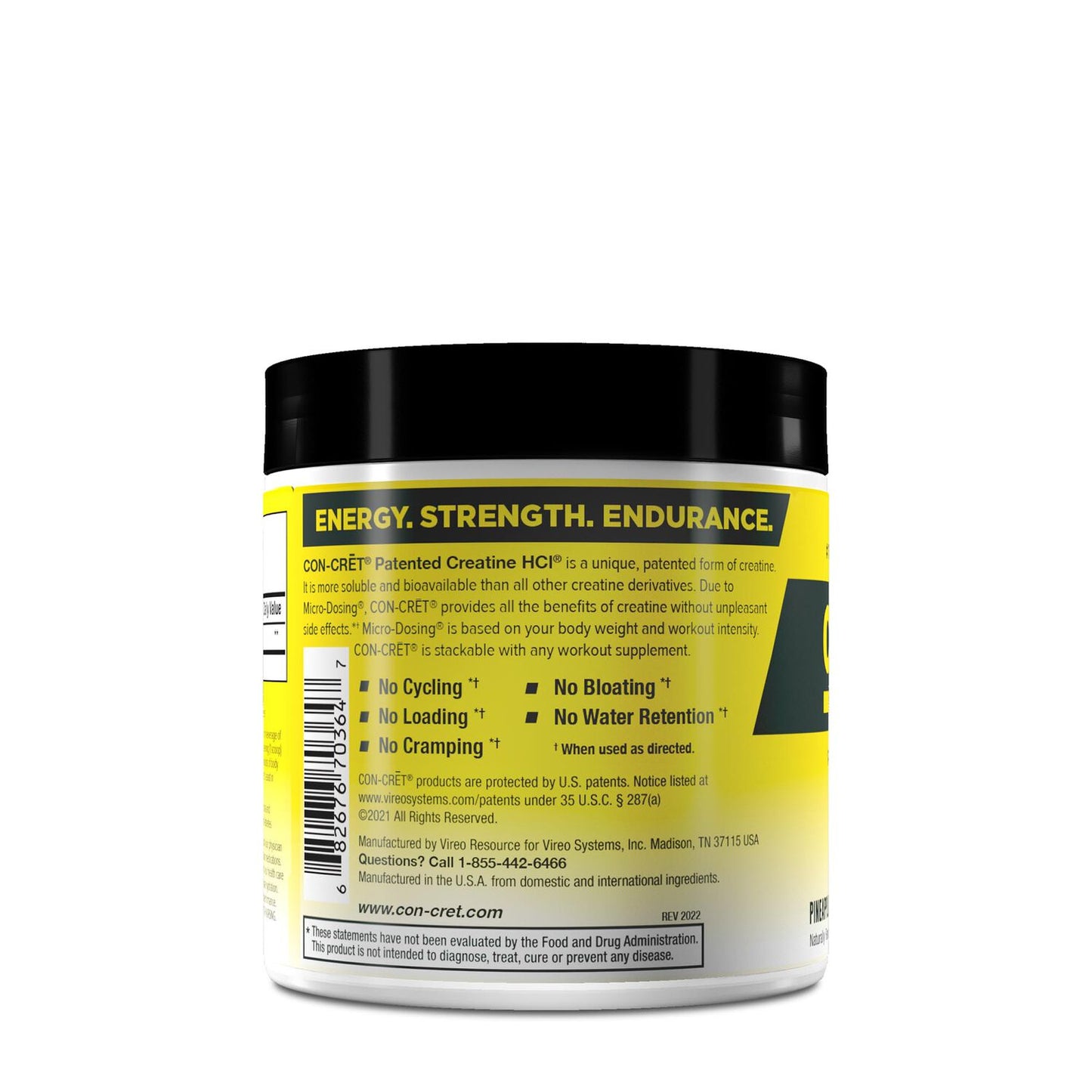 CON-CRĒT® CREATINE HCl POWDER