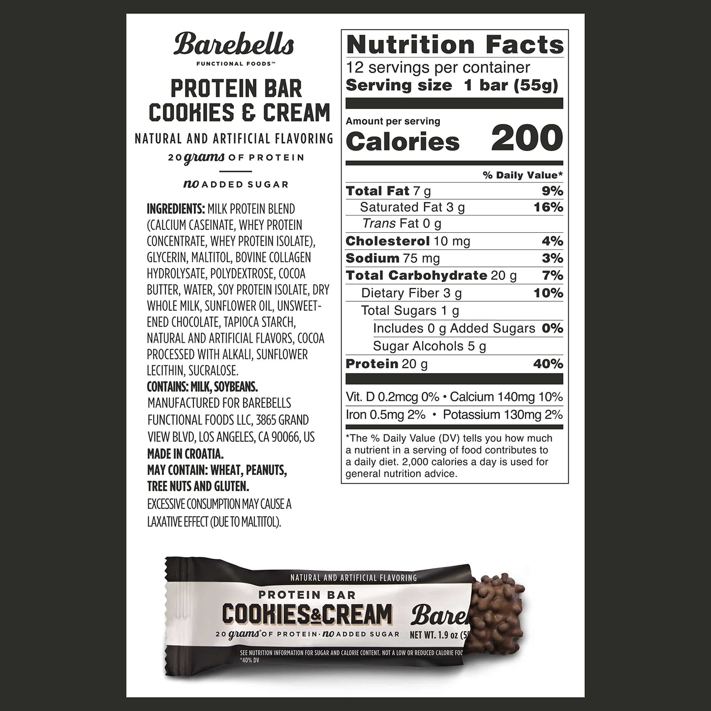 Barebells Protein Bars (12 Pack)