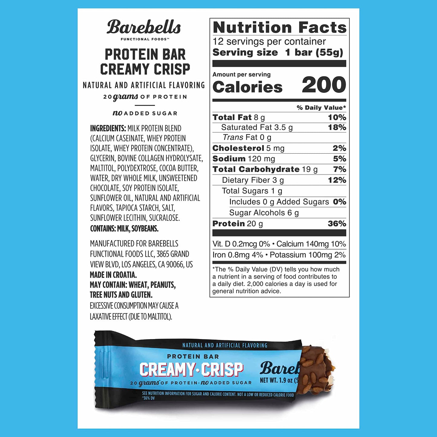 Barebells Protein Bars (12 Pack)